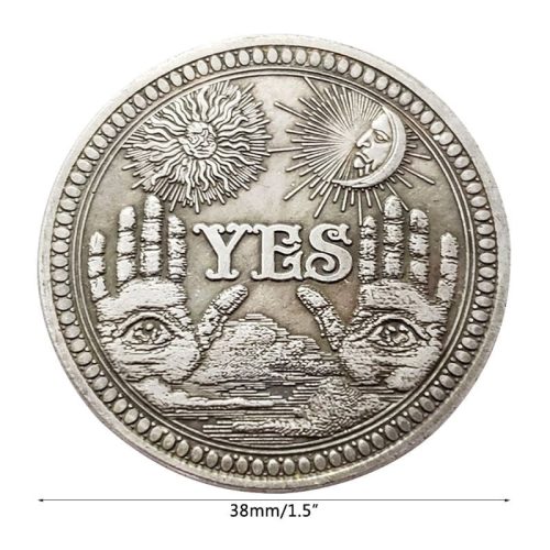 1 pc bronze yes no commemorative coin sou main 5