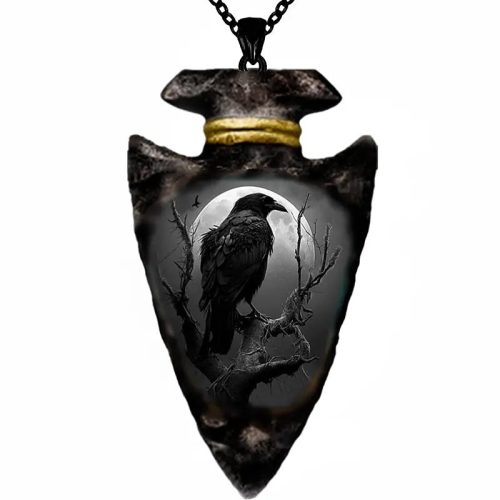 CursedCrowPersonalizedGothicNecklaceforModernWitchesFashion 2