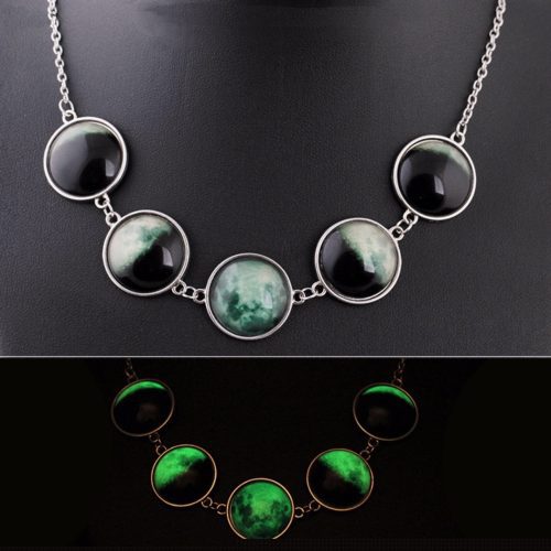 Moon glow necklace