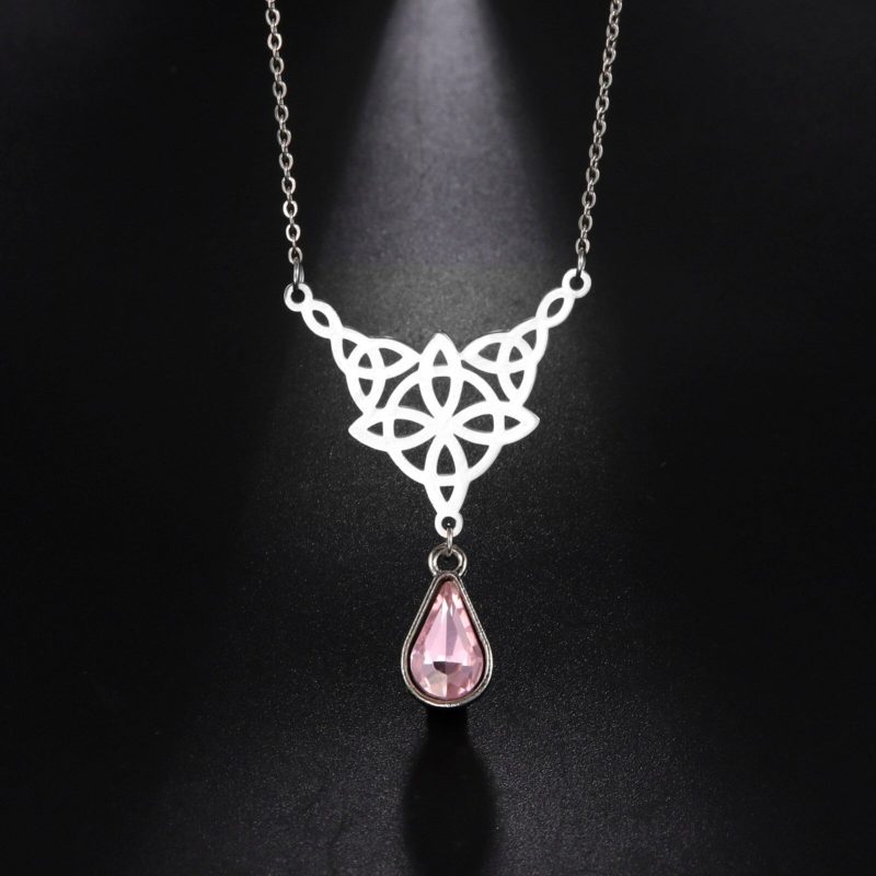 PinkDrop witchcraft witchs irish knot necklaces variants 4