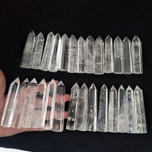 natural clear quartz crystal tower stone main 1