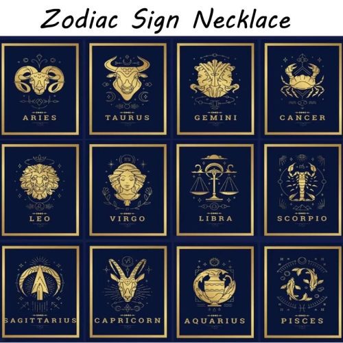 stainless steel zodiac sign necklace for main 5